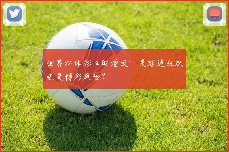 世界杯体彩临时增设:是球迷狂欢还是博彩风险?