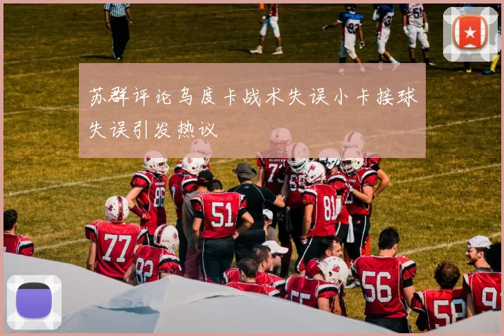 苏群评论乌度卡战术失误小卡接球失误引发热议