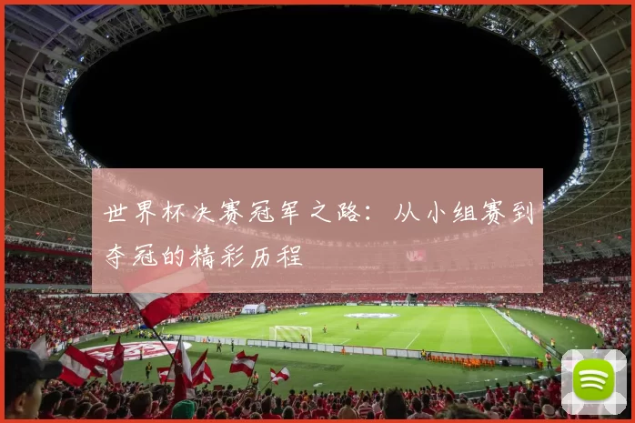 世界杯决赛冠军之路:从小组赛到夺冠的精彩历程